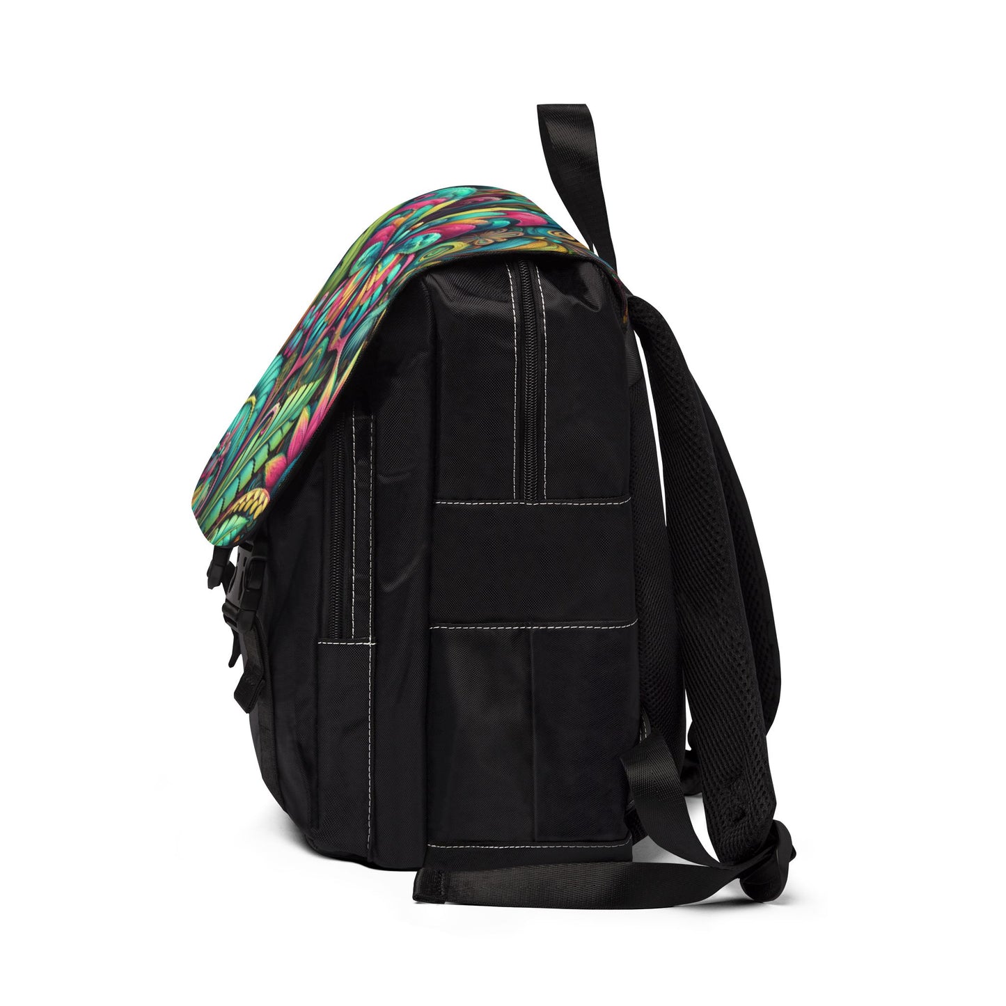 Rainbow Butterfly Pop Casual Backpack - Perfect for Everyday Adventures