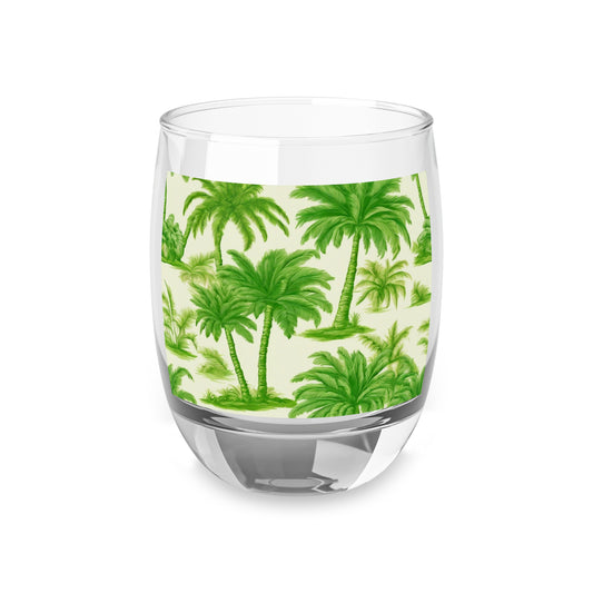 Whiskey Glass, Playful Palms