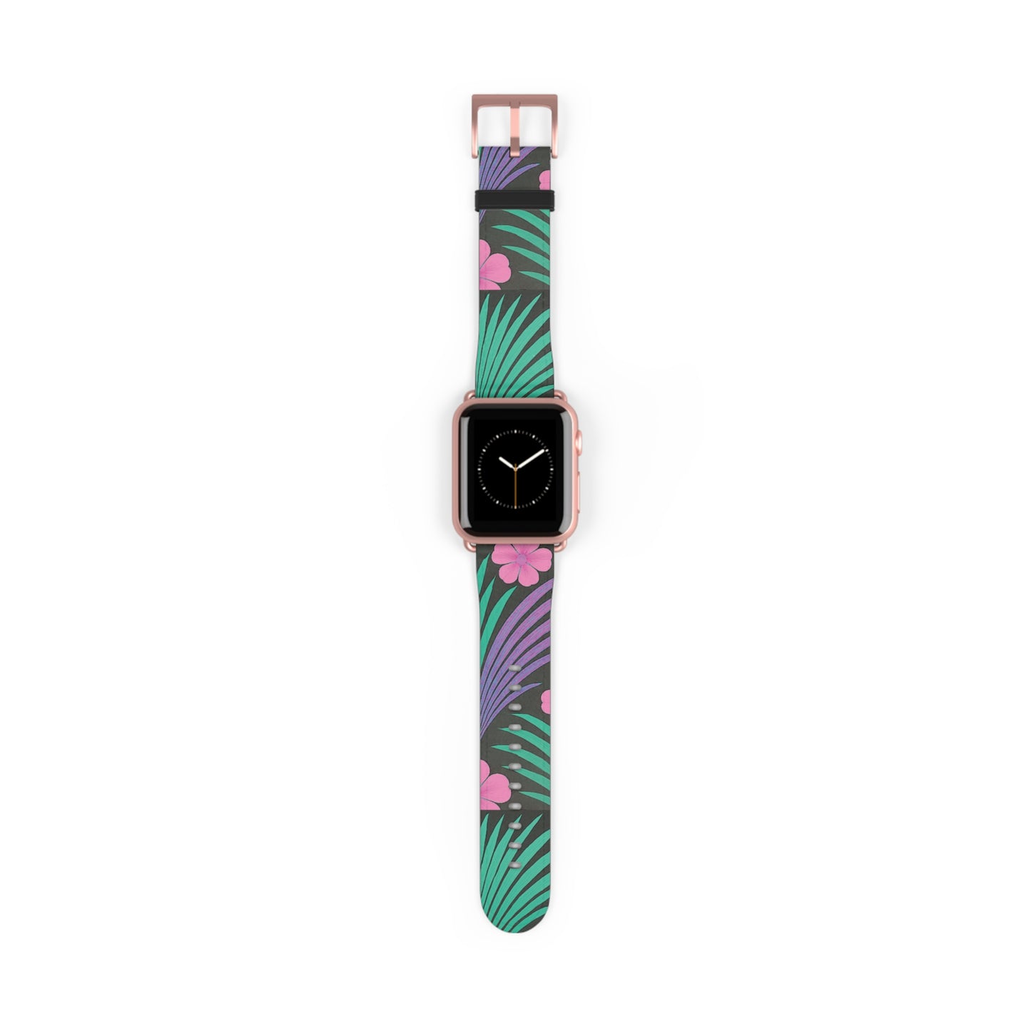 Apple Watch Band - Midnight Hibiscus Deco/Pink