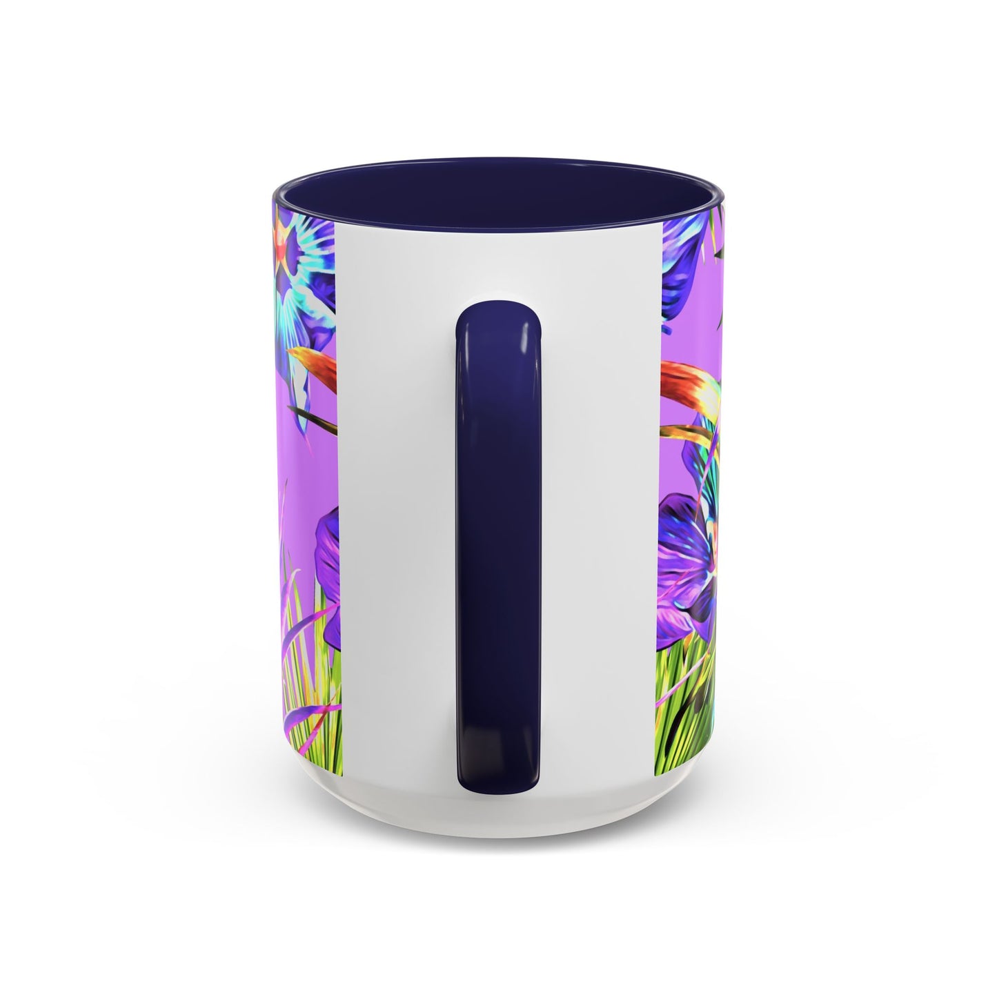 Accent Coffee Mug (11, 15oz), Plant Palooza, purple / Various Colors