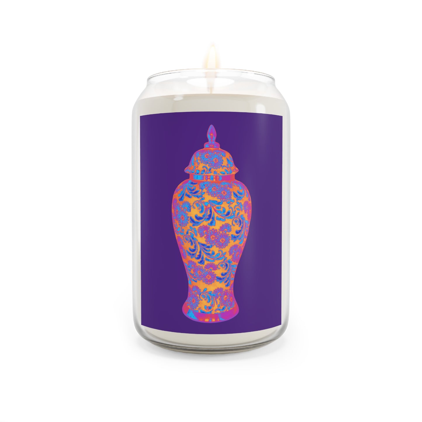 Scented Candle, 13.75oz - Heatwave Ginger Jar, purple