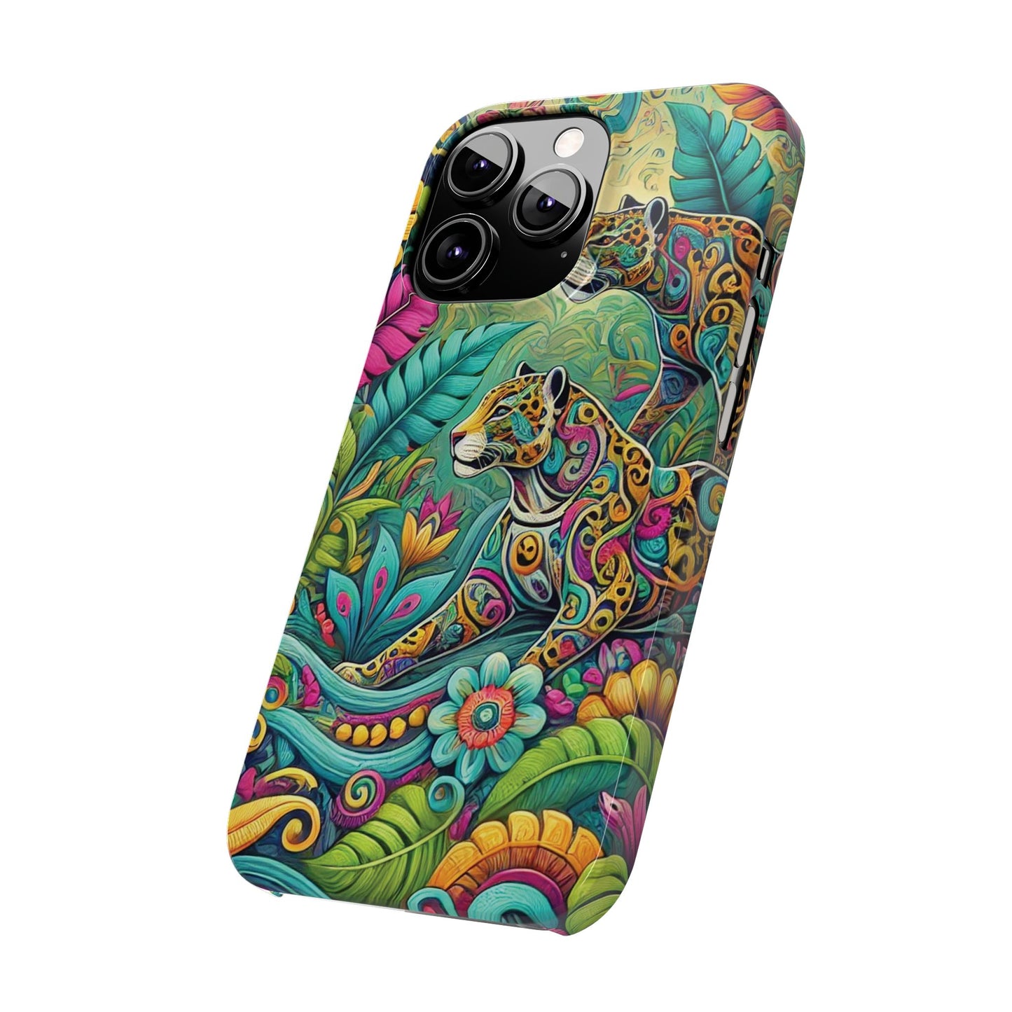 Slim Phone Cases - Jaguar Pop