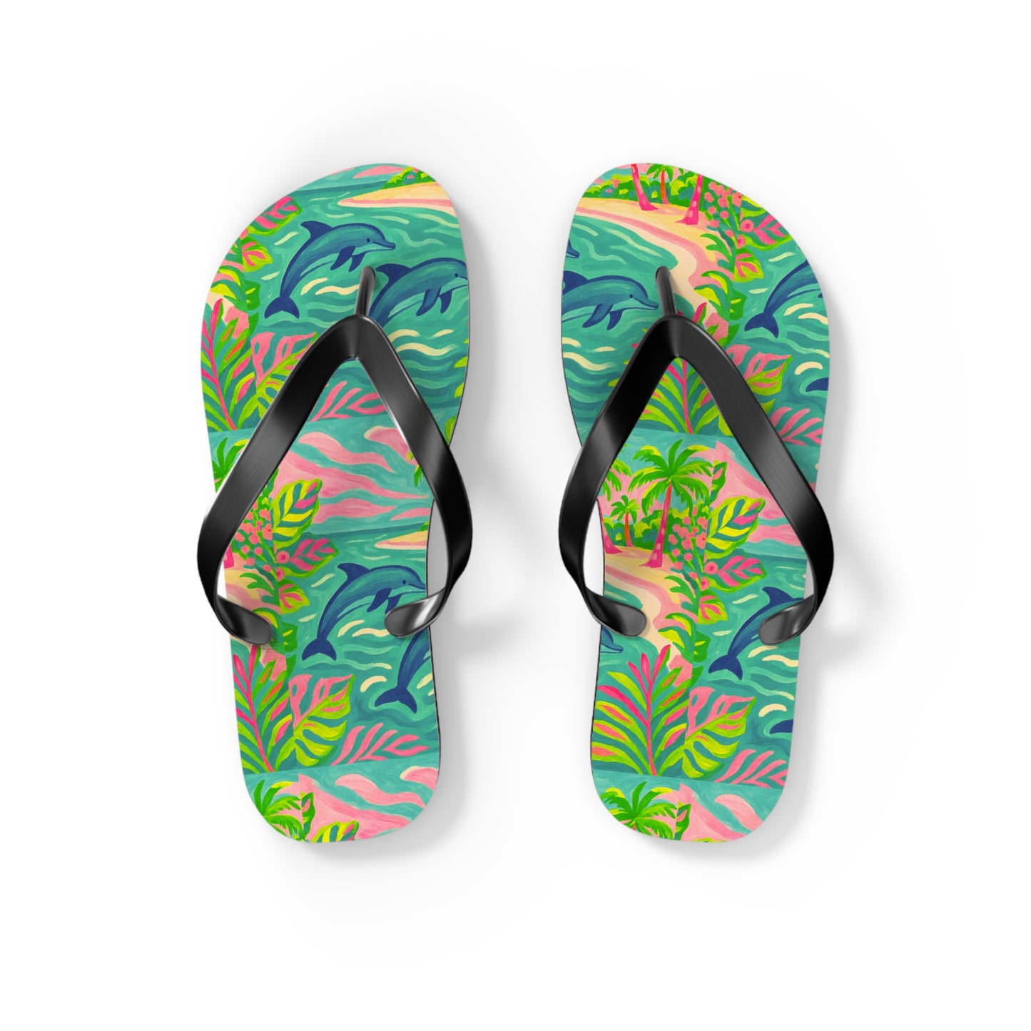 Flip Flops - Jumping Dolphins