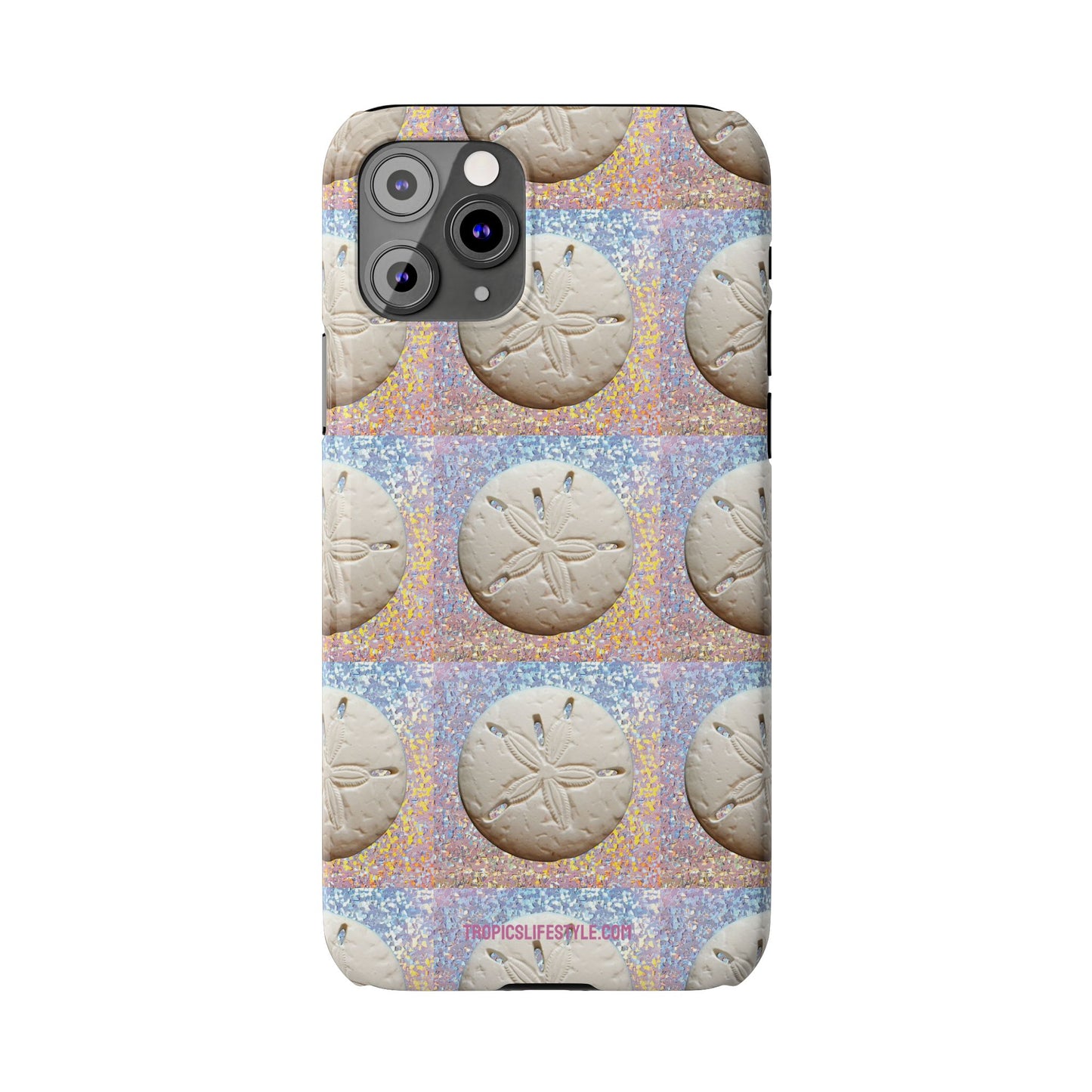 Slim Phone Cases - Disco Sand Dollar