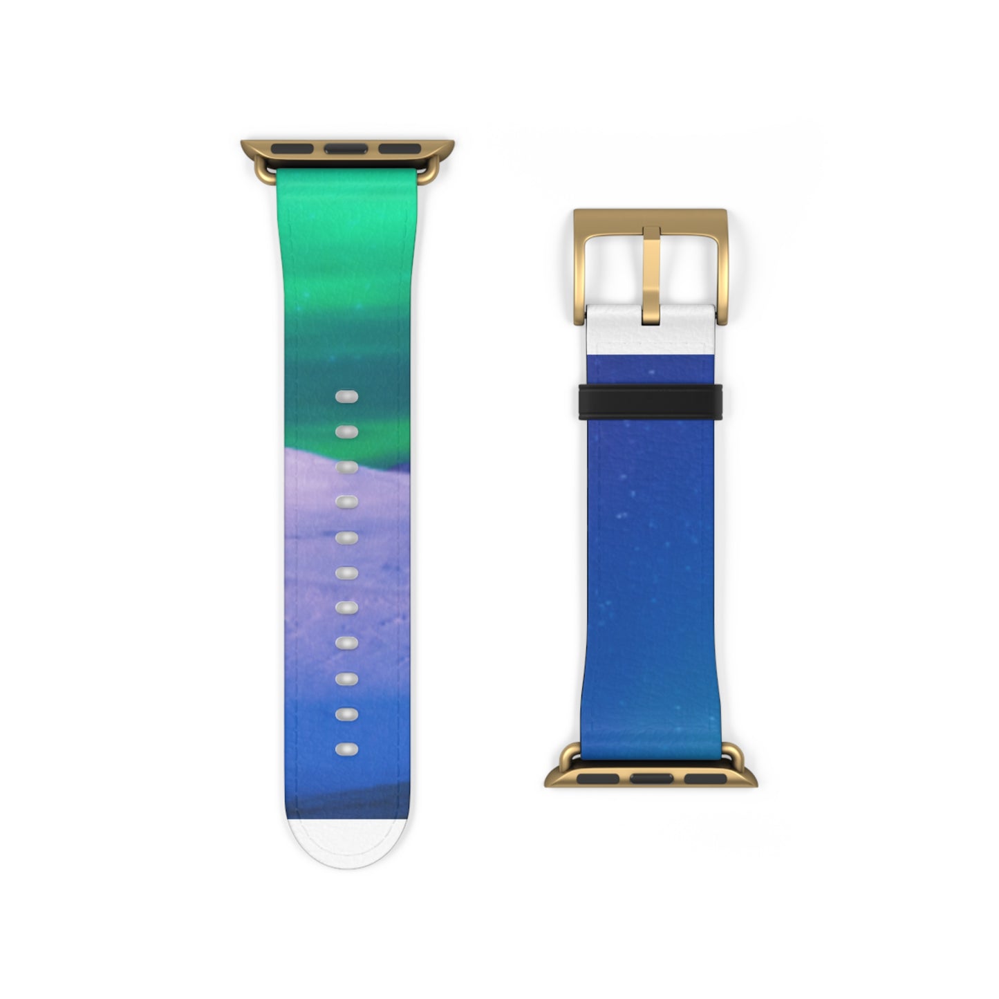 Apple Watch Band - Cold Ocean Lights, Peacock