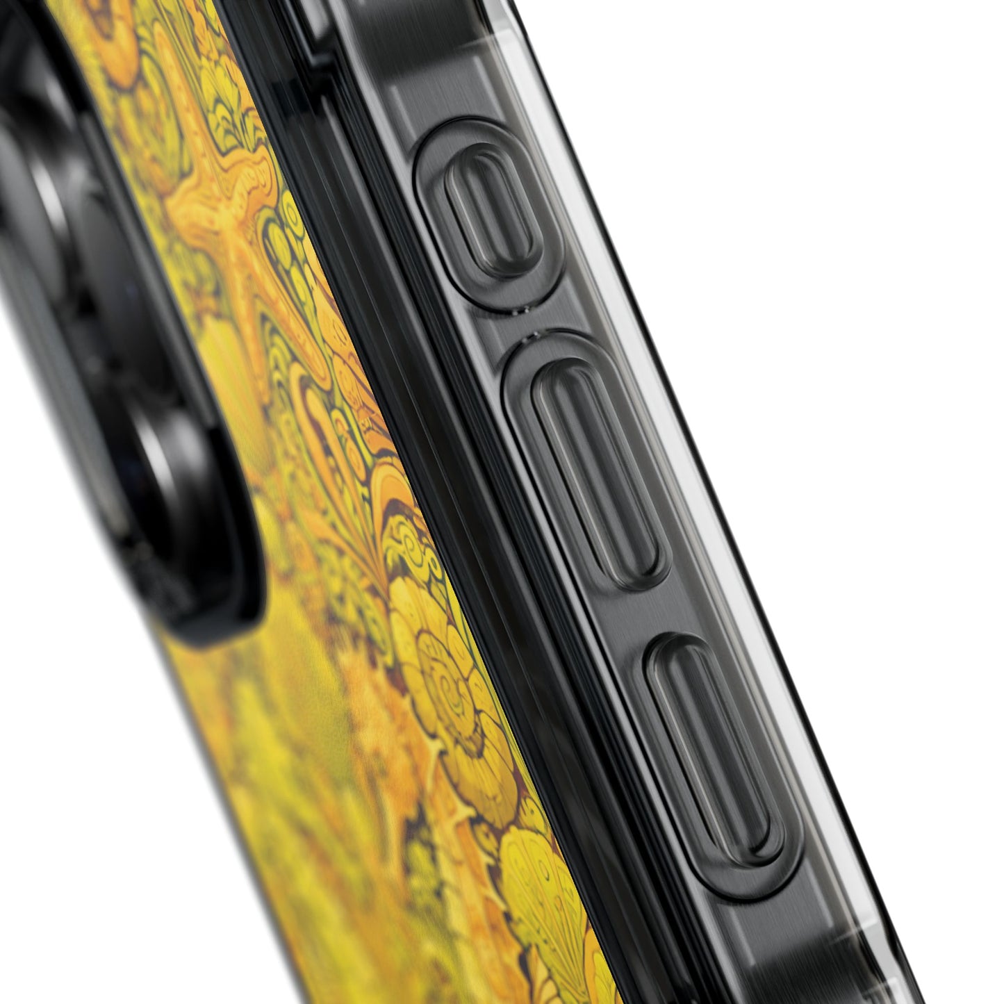 Seahorses/Yellow Magnetic Clear Phone Case, Many Models