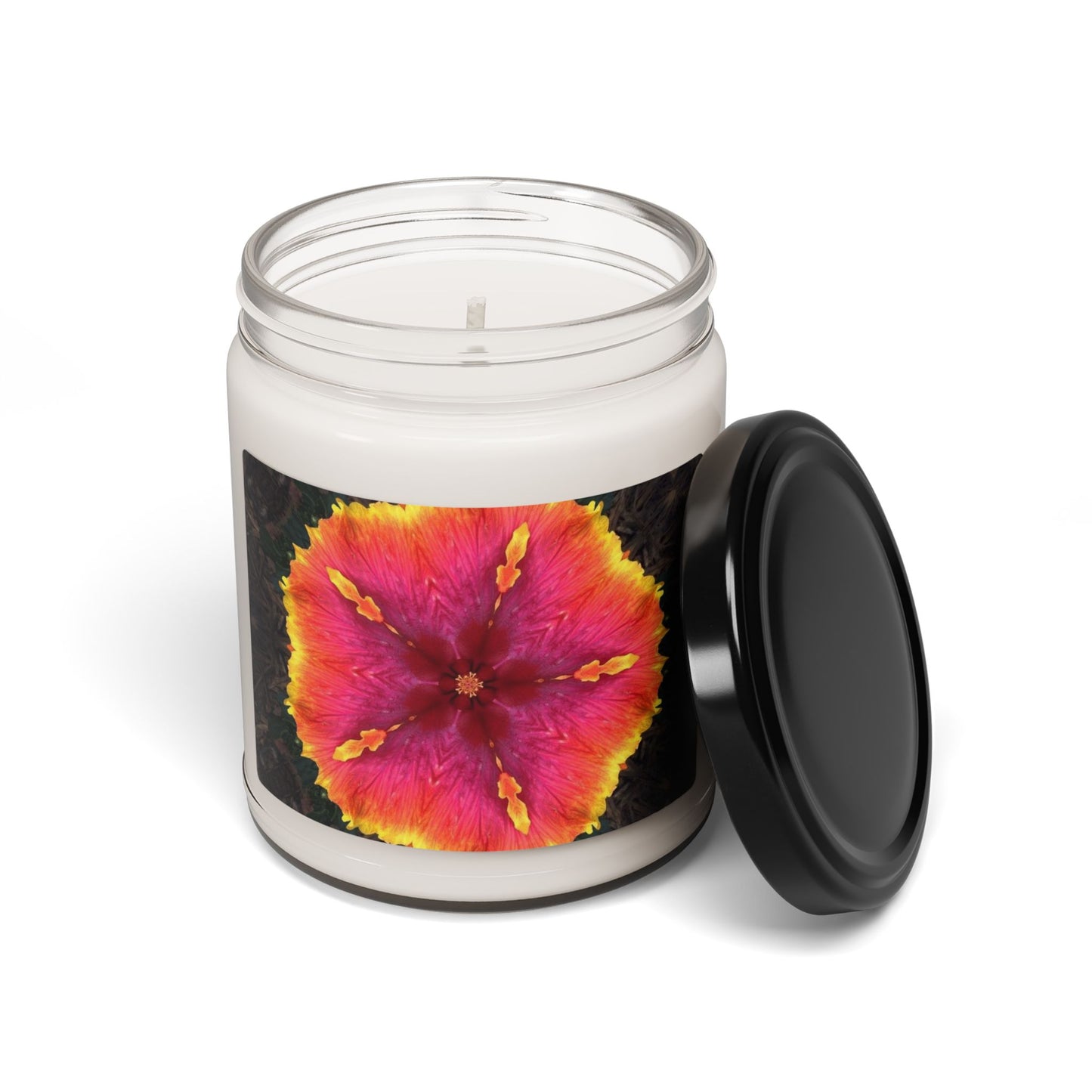 Scented Soy Candle, 9oz, Hibiscus Keleidoscope #1