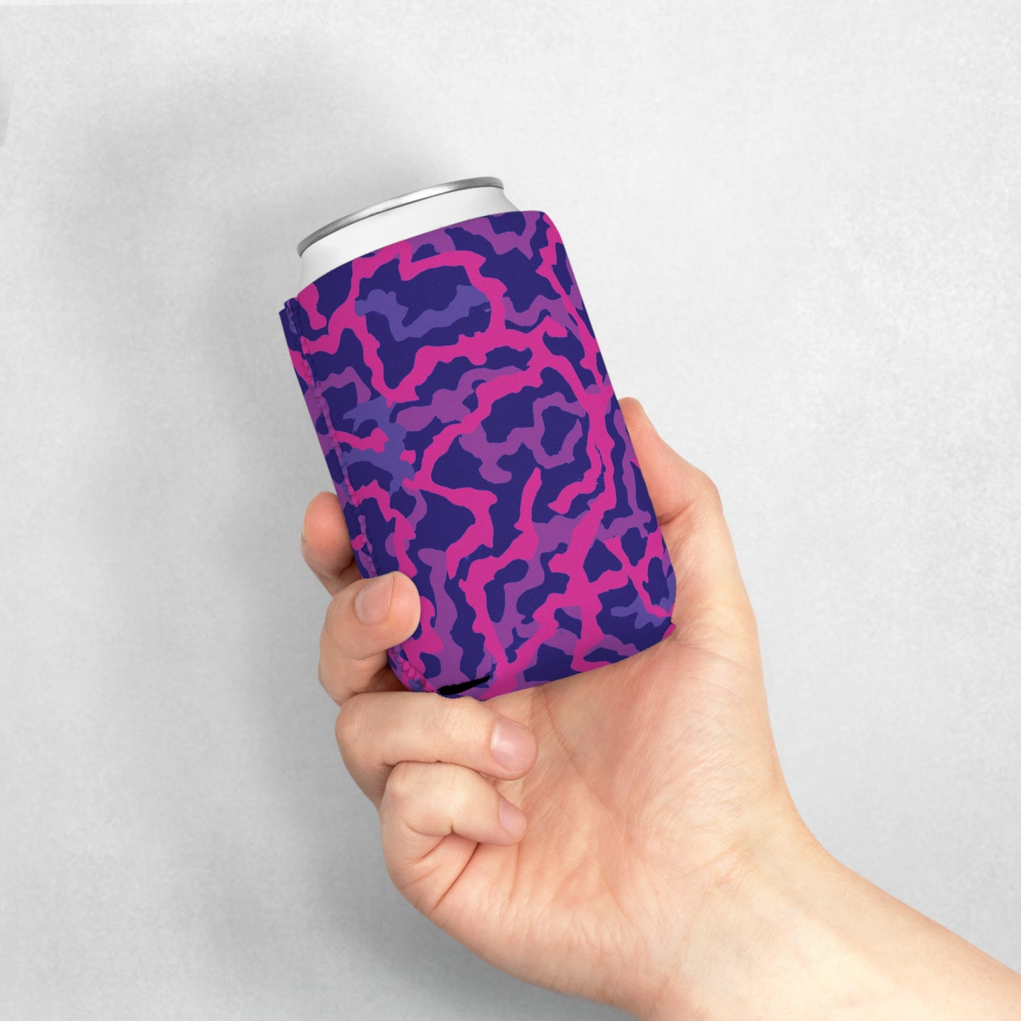 Coral Threads/Heatwave Can Cooler Sleeve - Perfect for Outdoor Picnics