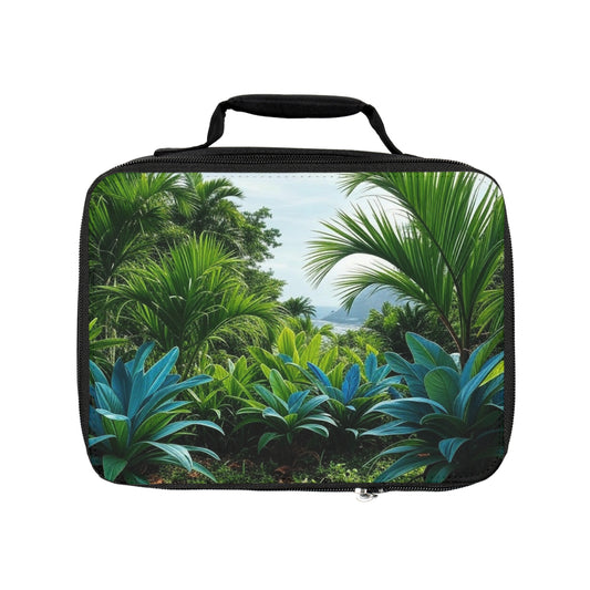 Scenic Beach Overlook Lunch Bag - Eco-Friendly Insulated Tote, Adult and Child Lunchbox / Perfect for Picnics, Beach Outings