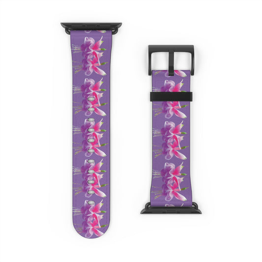 Apple Watch Band - Two Fuchsias, light purple