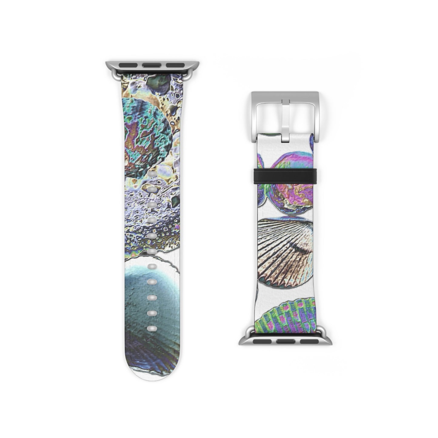 Apple Watch Band - Heatwave Shell Collection, white