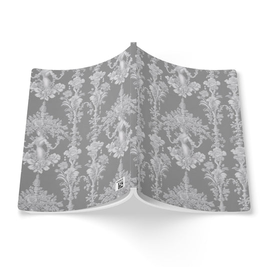 Softcover Journal - Pearl Lady Toile, slate