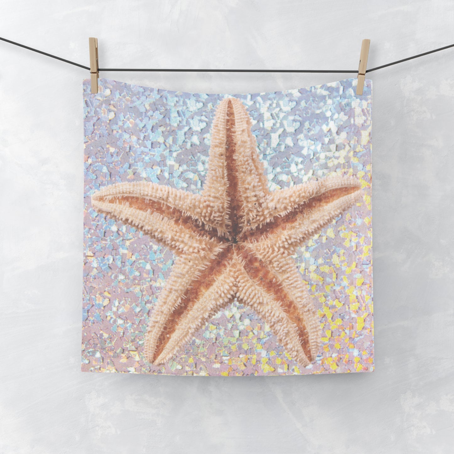 Face Towel - Disco Starfish