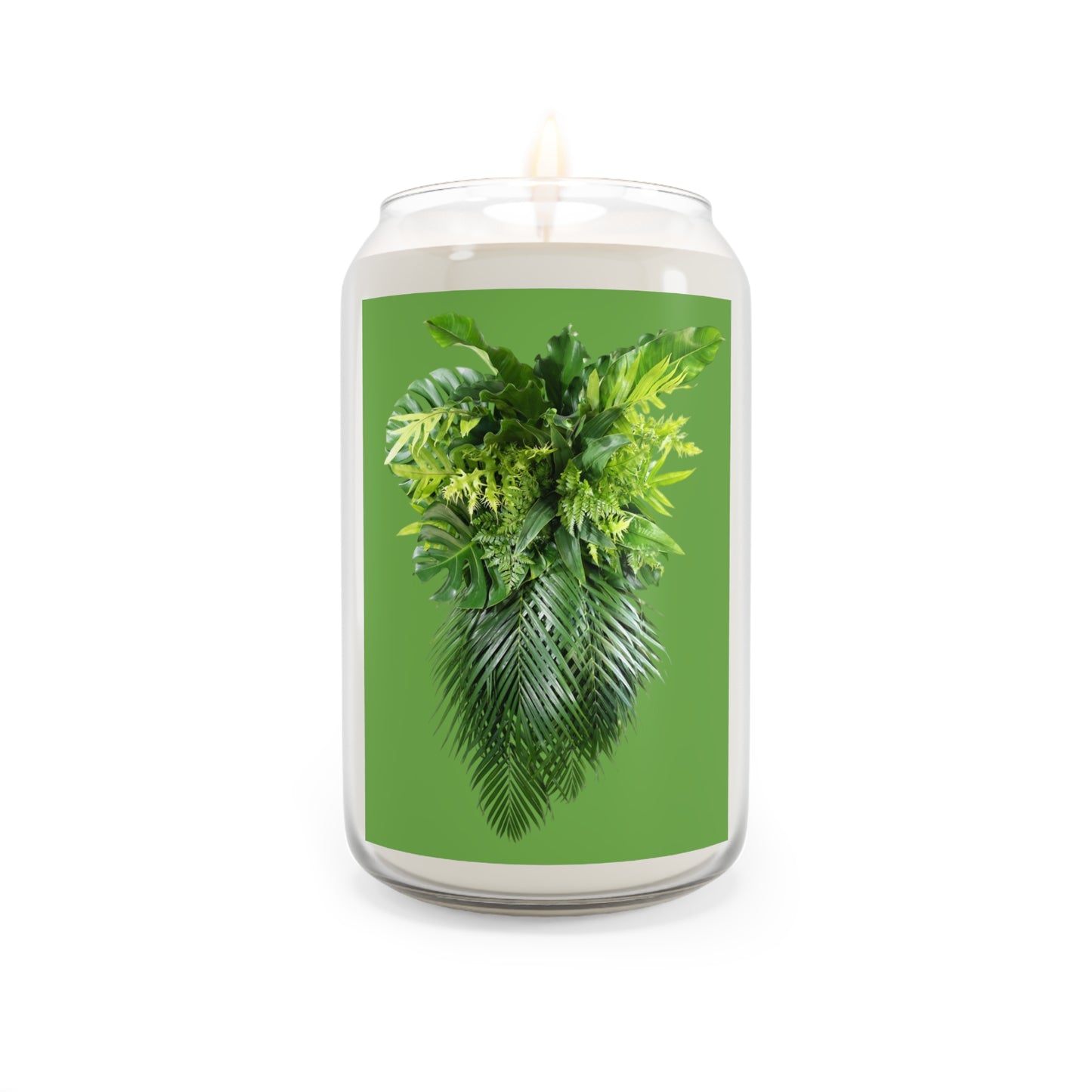 Scented Candle, 13.75oz - Palm Frond Cascade, green