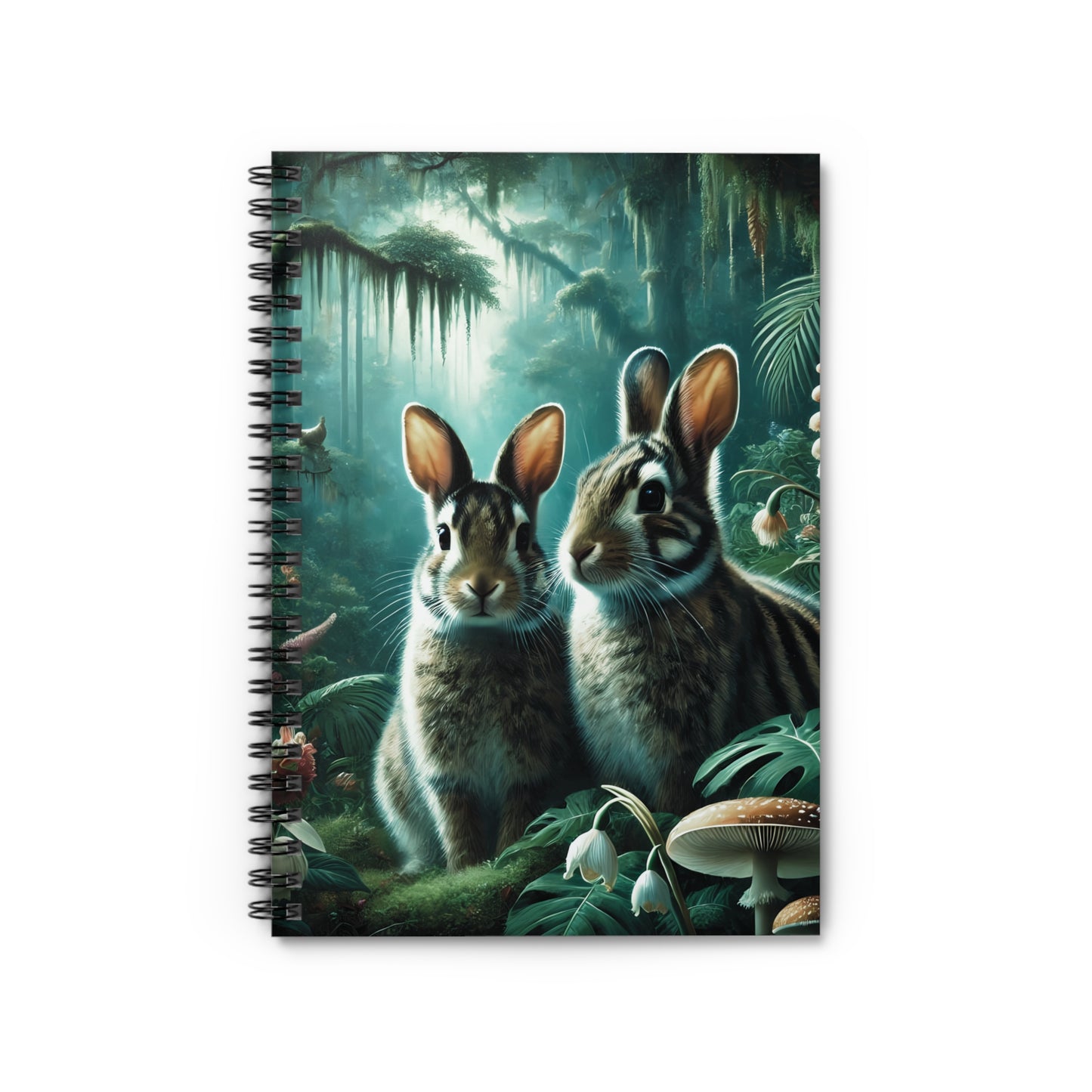Spiral Notebook - Tropical Sumatran Rabbits/Tundra