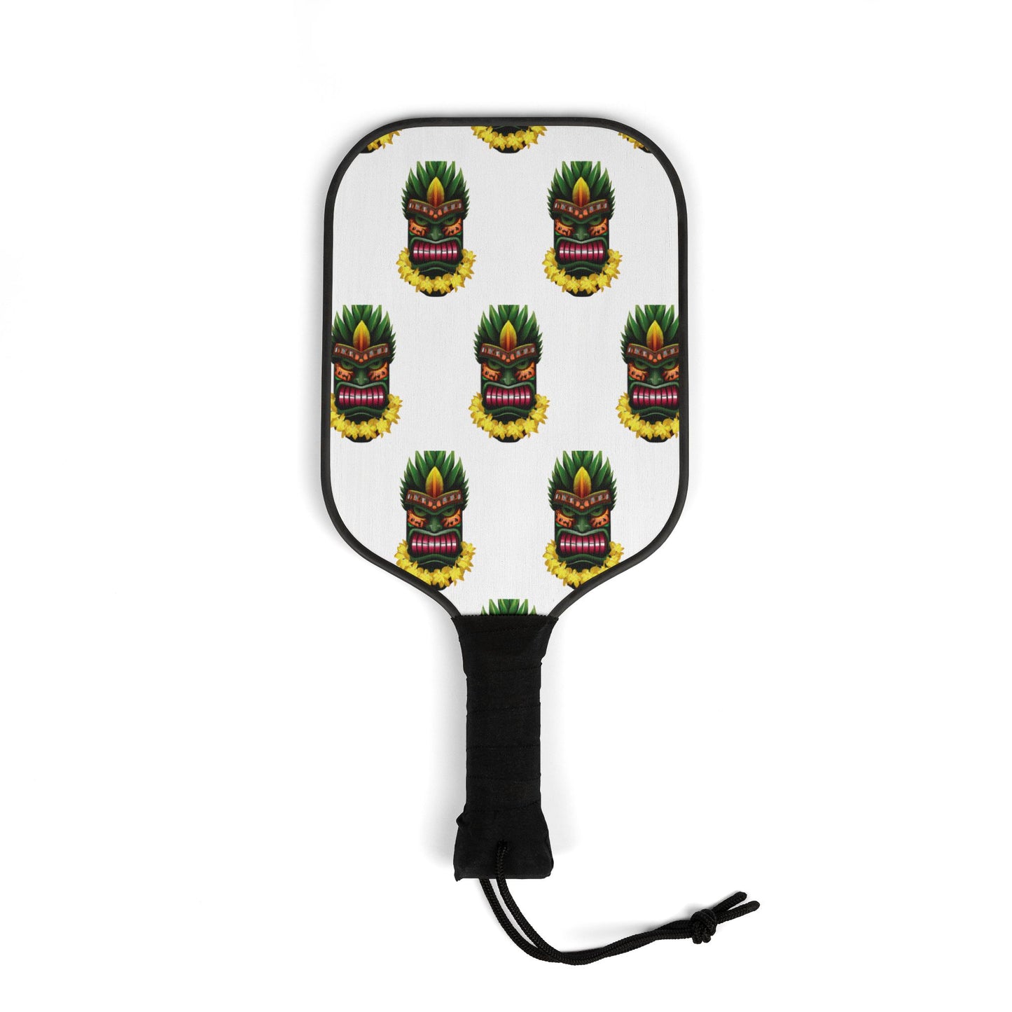 Tropical Pickleball Kit - Beach Vibe Paddles & Balls Set / Tiki Boss Kimo