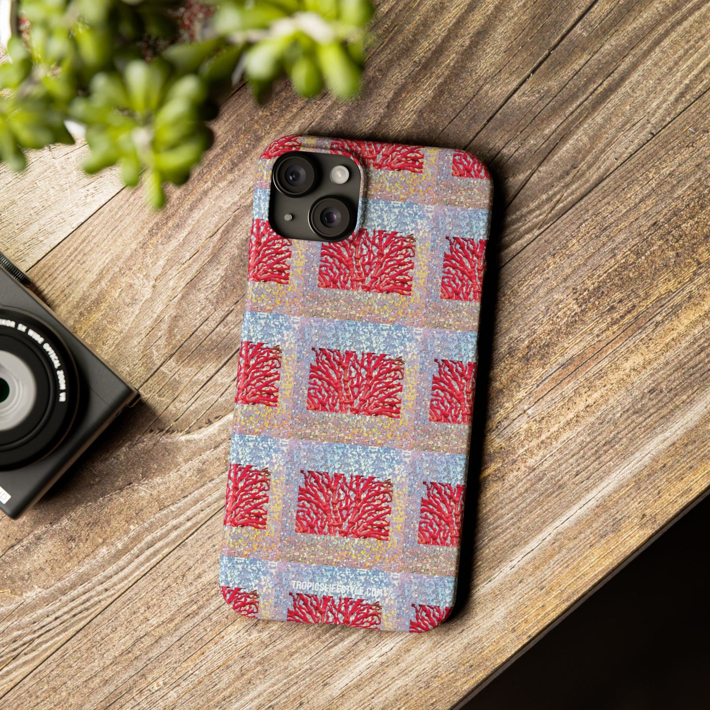 Slim Phone Cases - Disco Red Coral