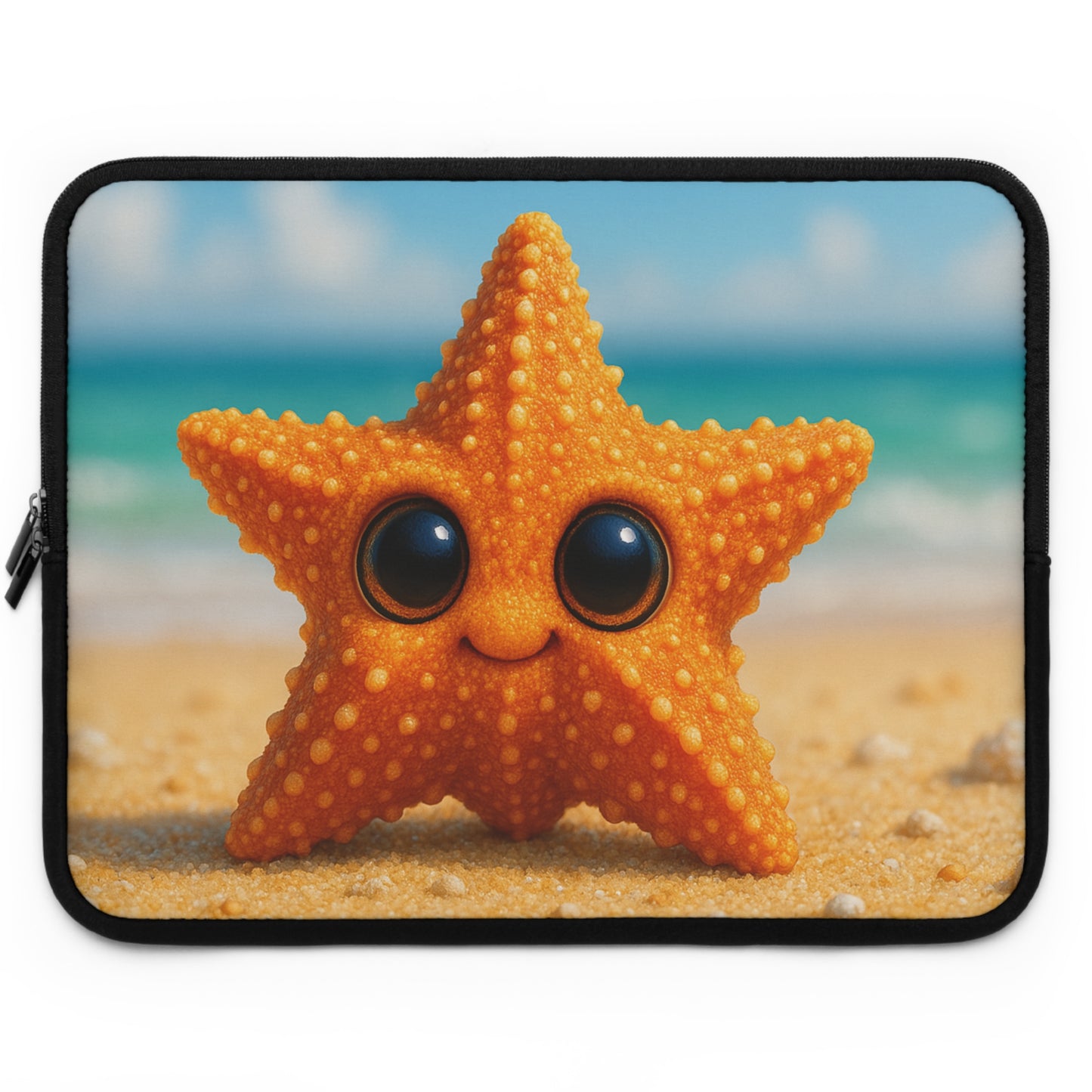 Tropical Laptop Sleeve, 5 Sizes - Perfect for Beach Lovers & Students / Baby Starfish