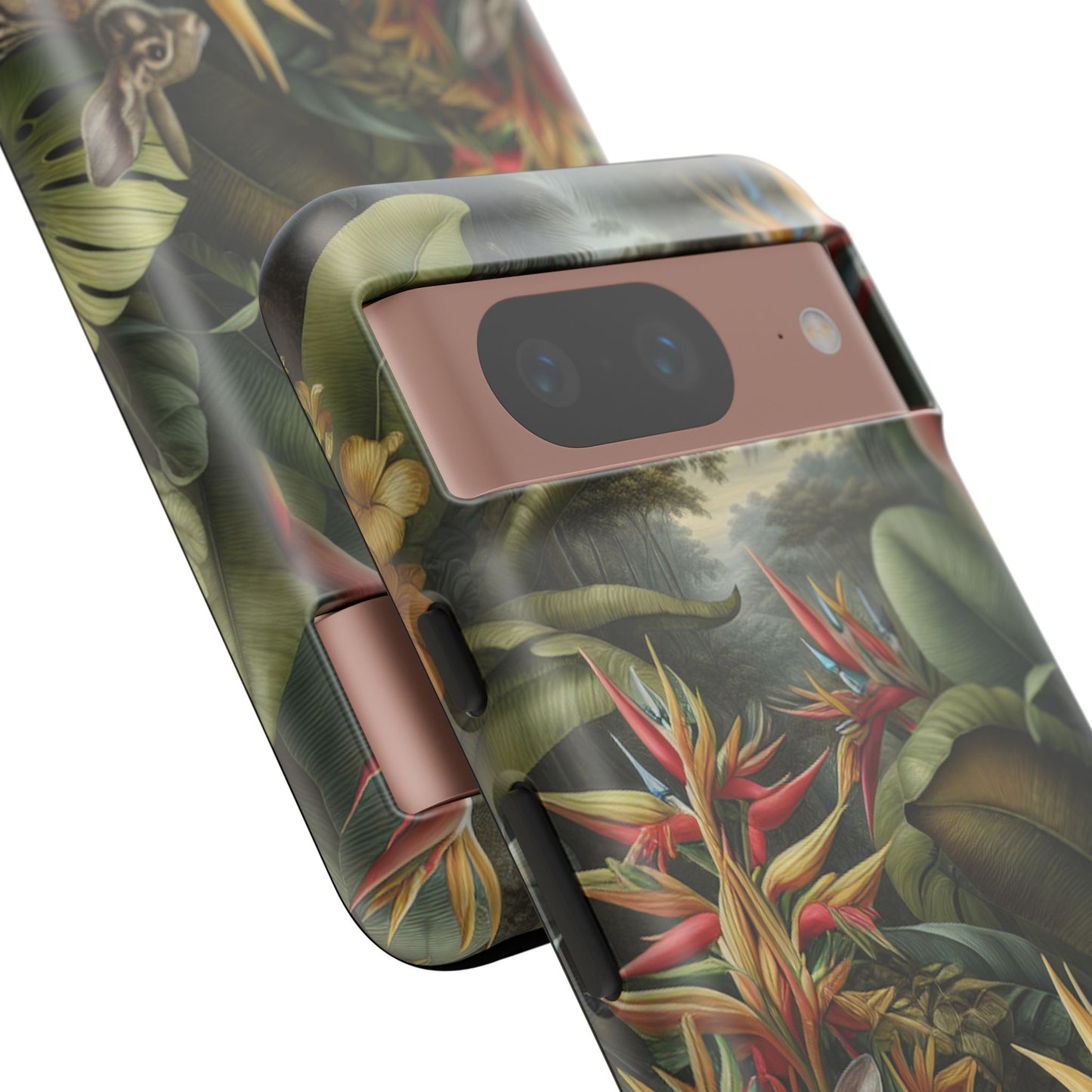 Rainforest Rabbit Outing Phone Case - Tough Cases with Summer Vibe