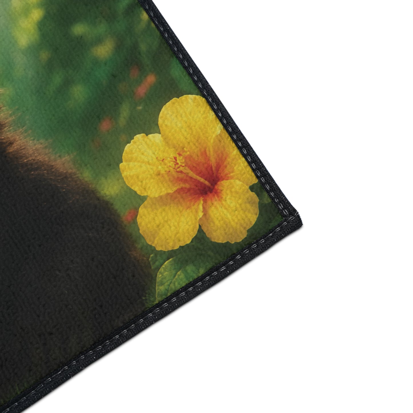 Heavy Duty Floor Mat, 5 Sizes – Tropical Area Rug for Home Décor / Baby Howler Monkey