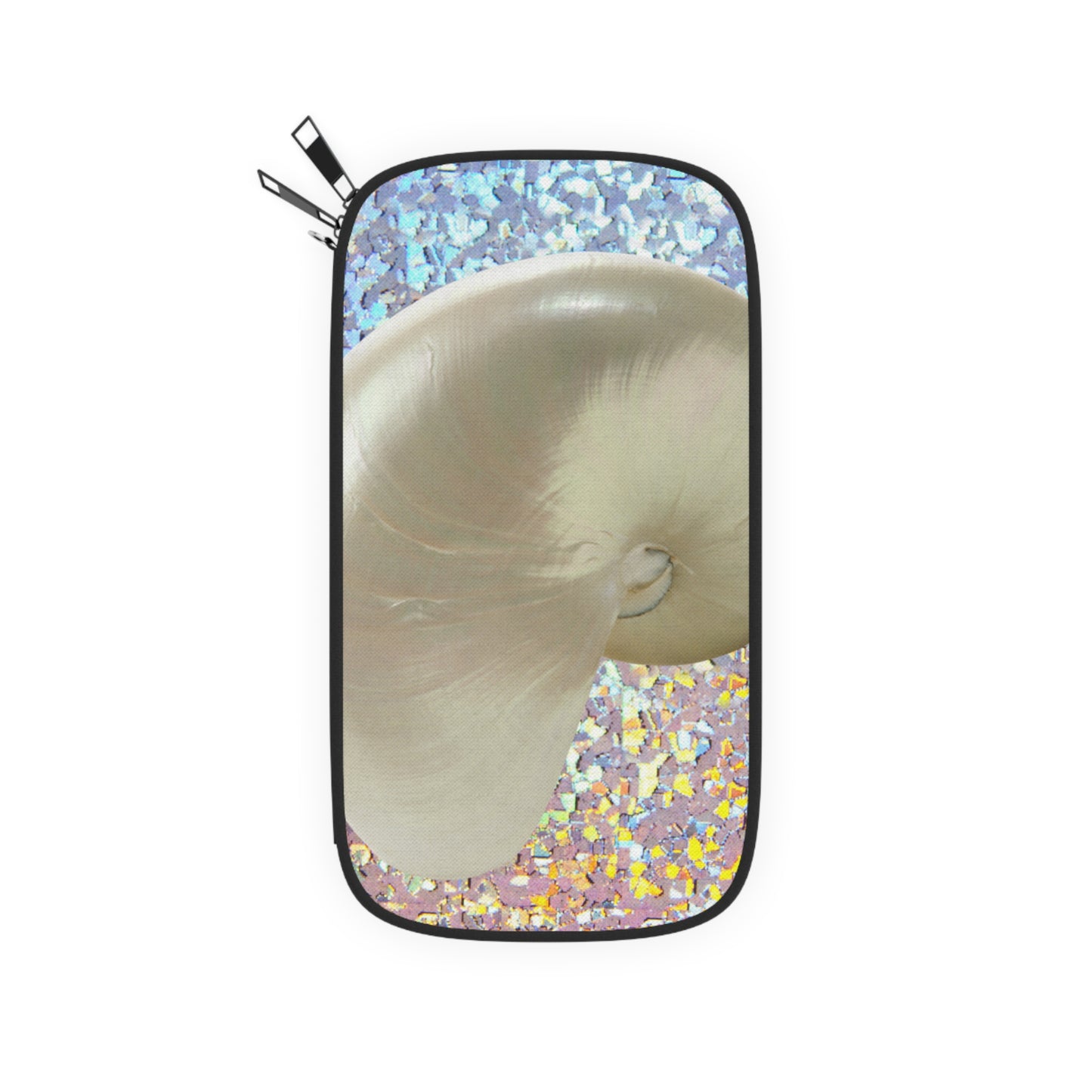 Passport Wallet – Perfect for Travelers & Adventurers / Disco Nautilus Shell