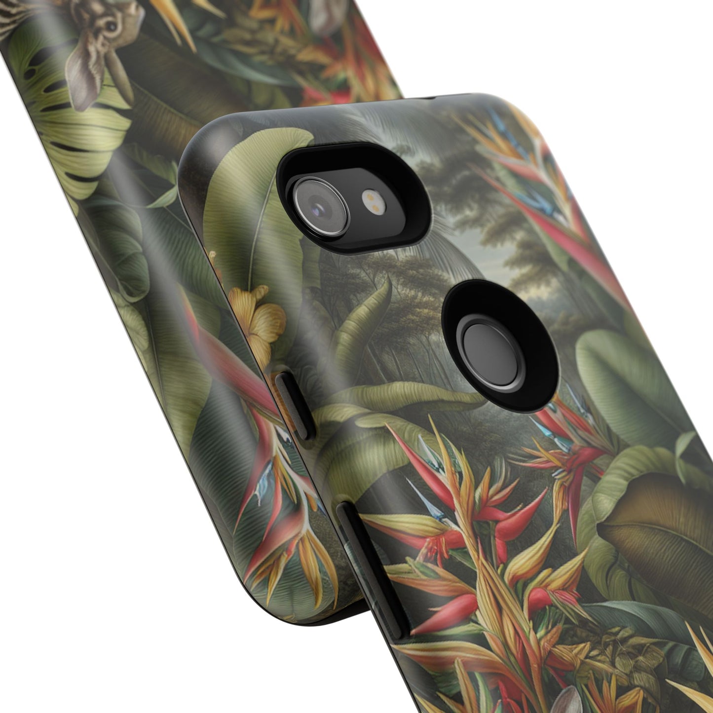 Rainforest Rabbit Outing Phone Case - Tough Cases with Summer Vibe