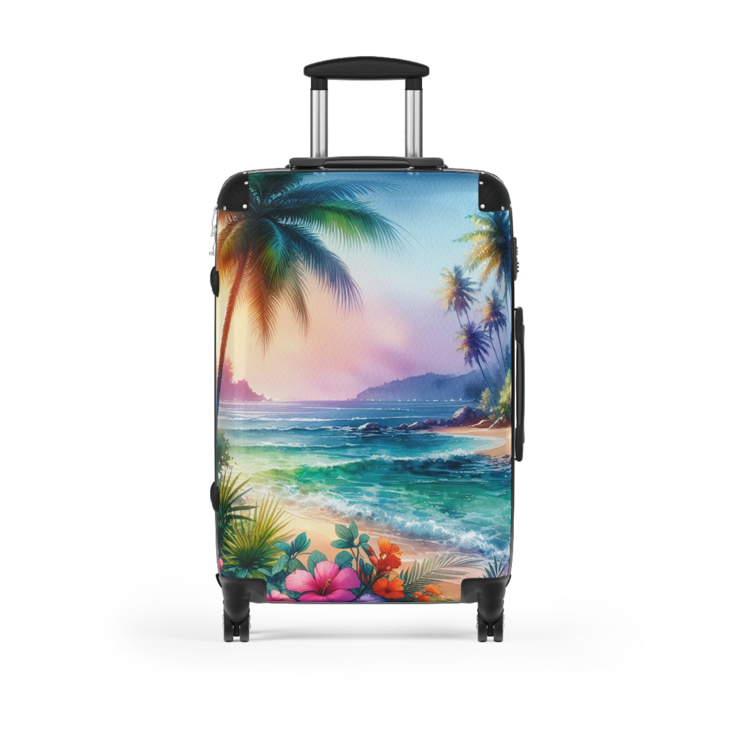 Tropical Suitcase - Stylish Travel Luggage for Adventurers / Bay of Peace