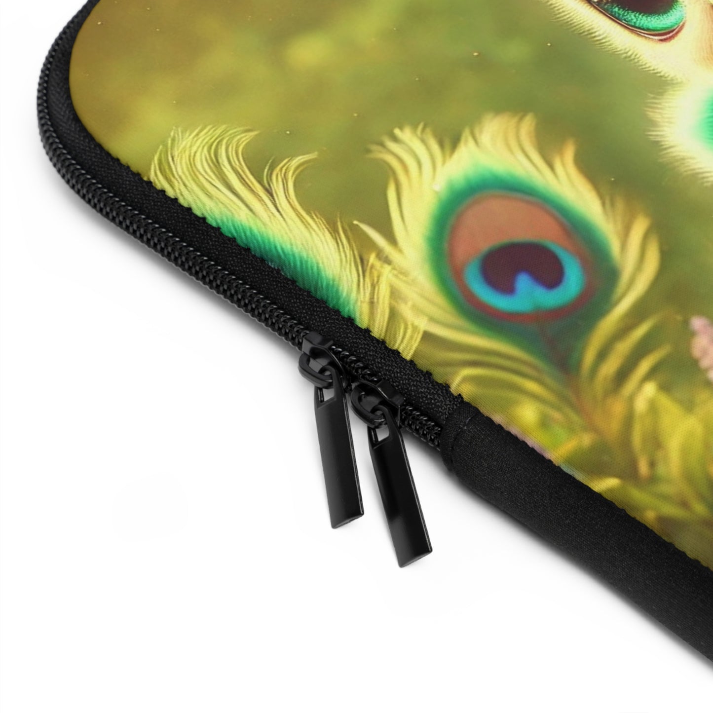Tropical Laptop Sleeve, 5 Sizes - Perfect for Rainforest Lovers & Students / Baby Peacock