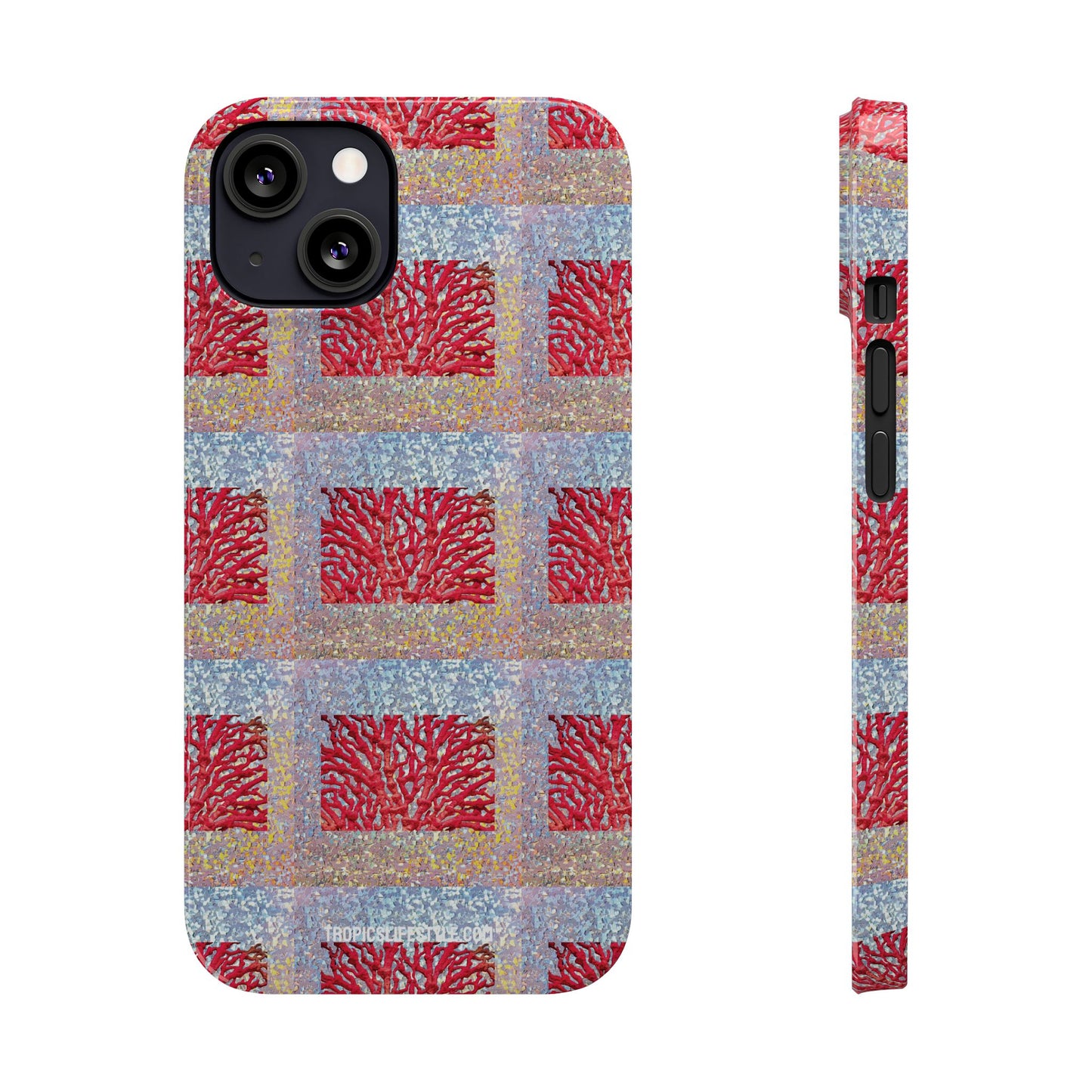 Slim Phone Cases - Disco Red Coral