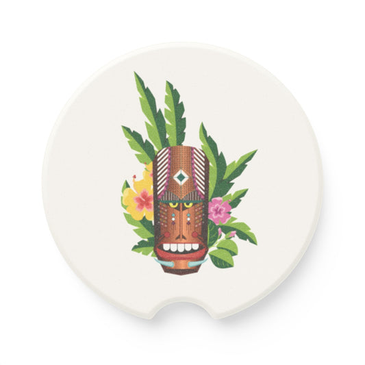 Soapstone Car Coaster - Tiki Boss Loika