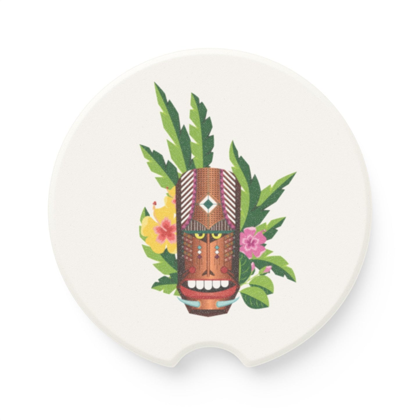 Soapstone Car Coaster - Tiki Boss Loika