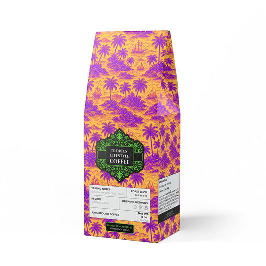 Black Coral Blend™ (Dark French Roast) Specialty Grade Craft Coffee / Faraway Toile, Pop