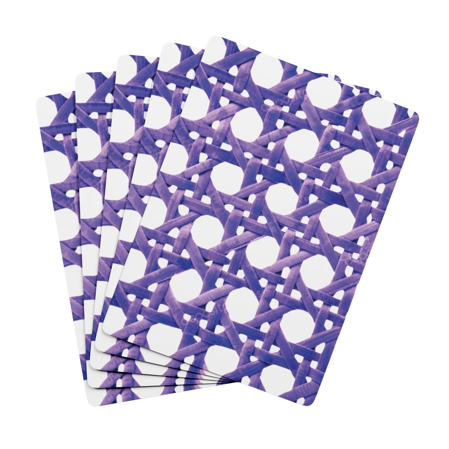Poker Playing Cards - Beach Chair Wicker/Amethyst