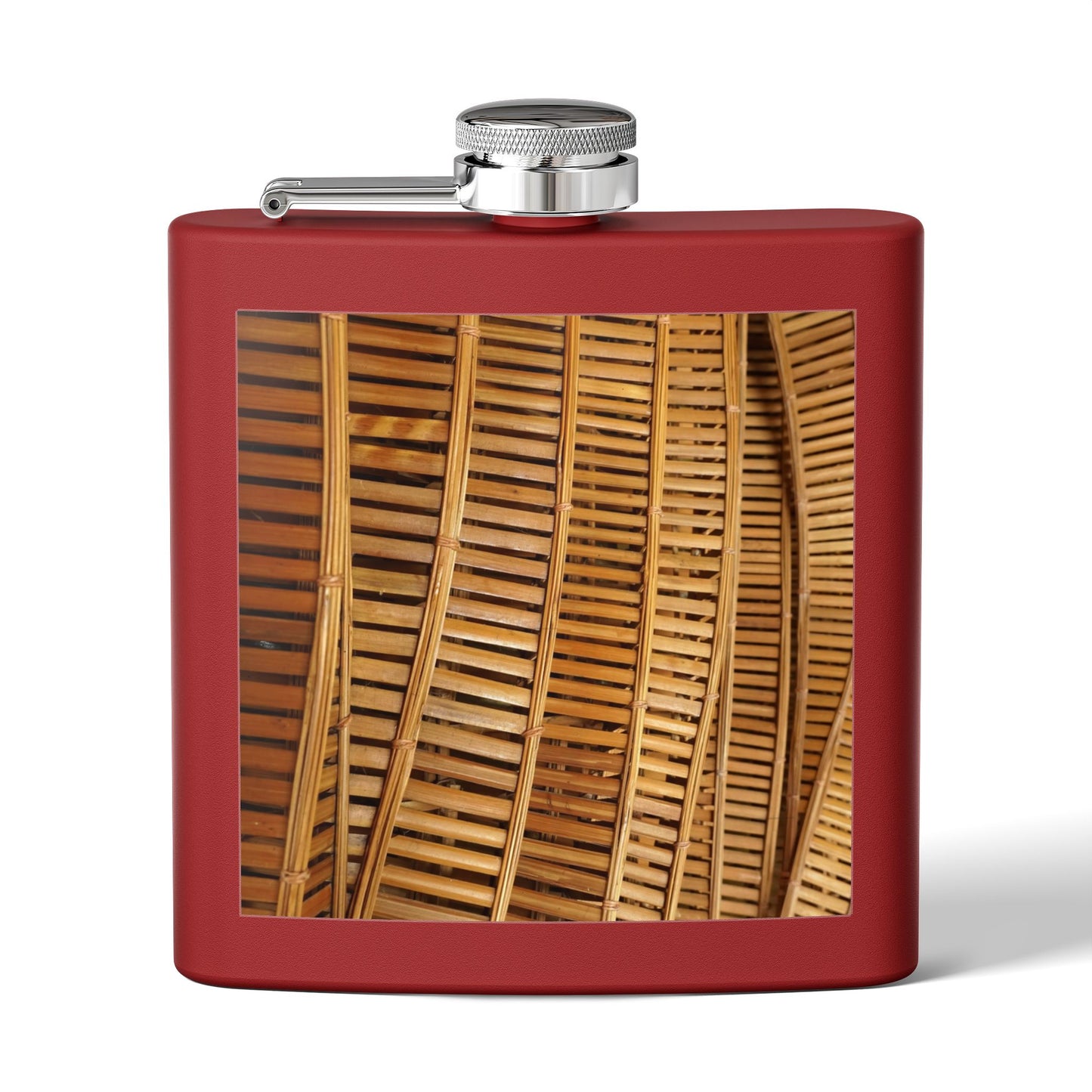 Tropical Stainless Steel 6 oz. Flask, Many Colors  – Natural Bamboo Flow