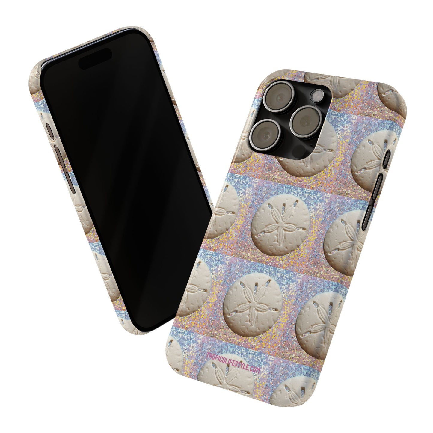 Slim Phone Cases - Disco Sand Dollar