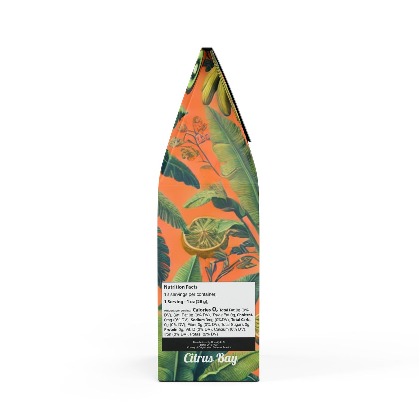 Citrus Bay Blend™ (Medium Roast) Specialty Grade Craft Coffee / Palms and More Tropical Fruit, White
