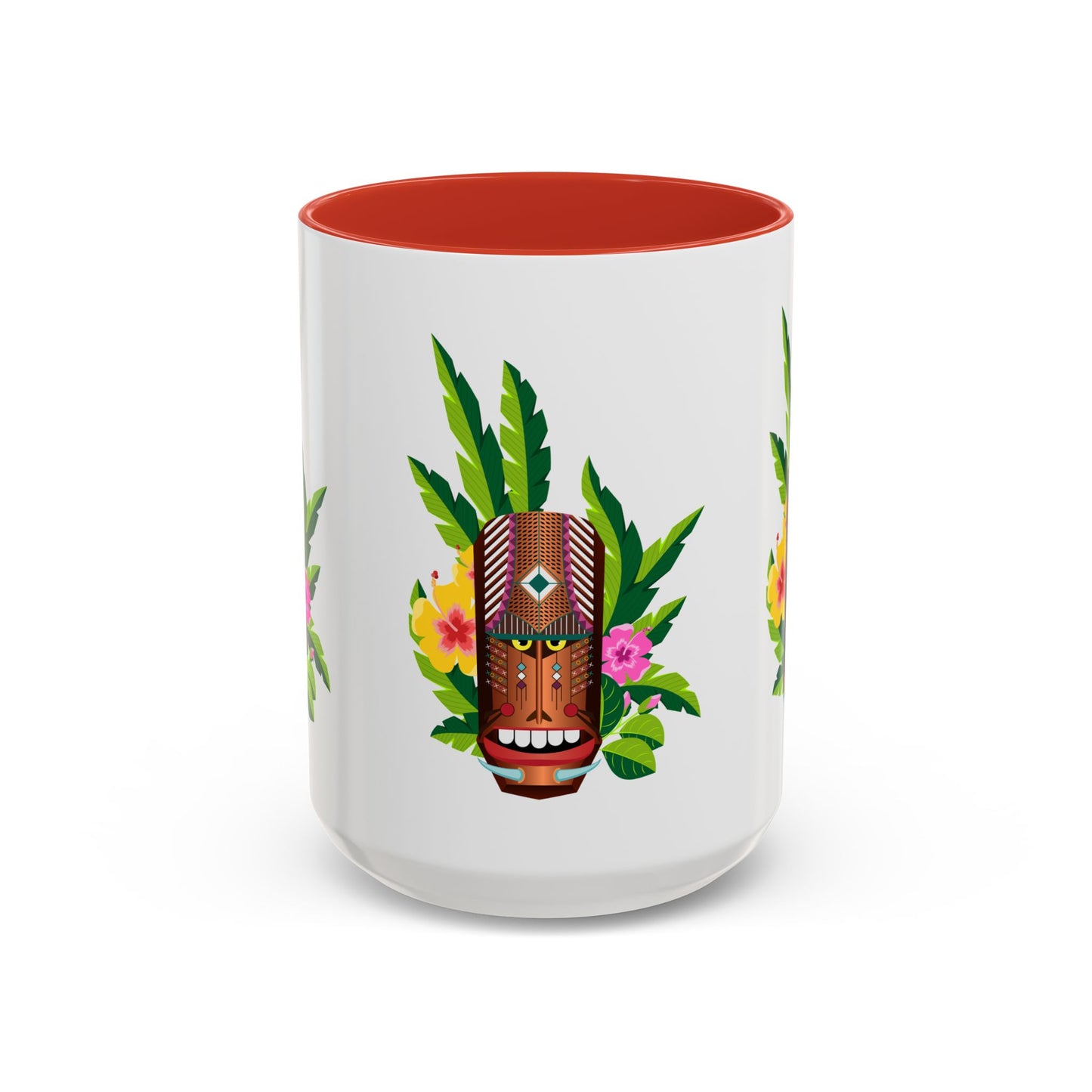 Accent Coffee Mug (11, 15oz), 8 Colors - Tiki Boss Loika