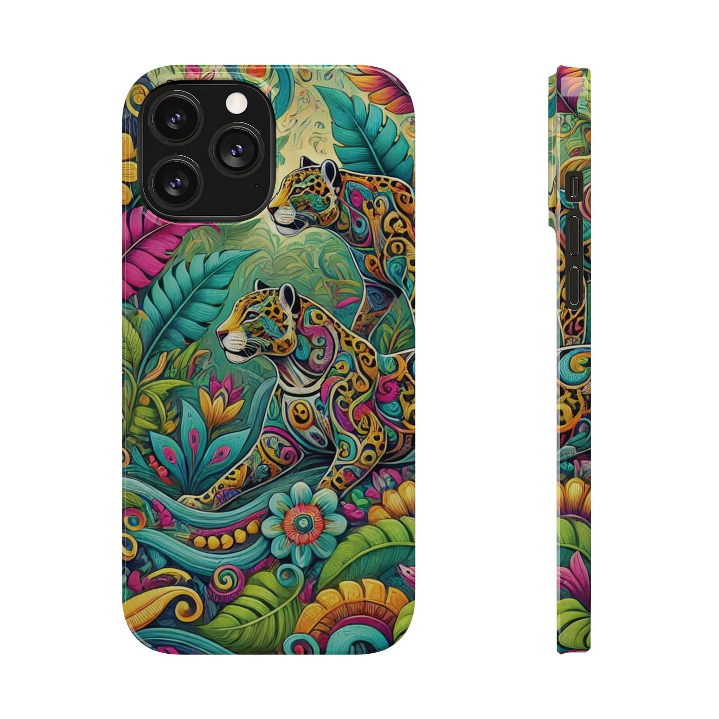 Slim Phone Cases - Jaguar Pop
