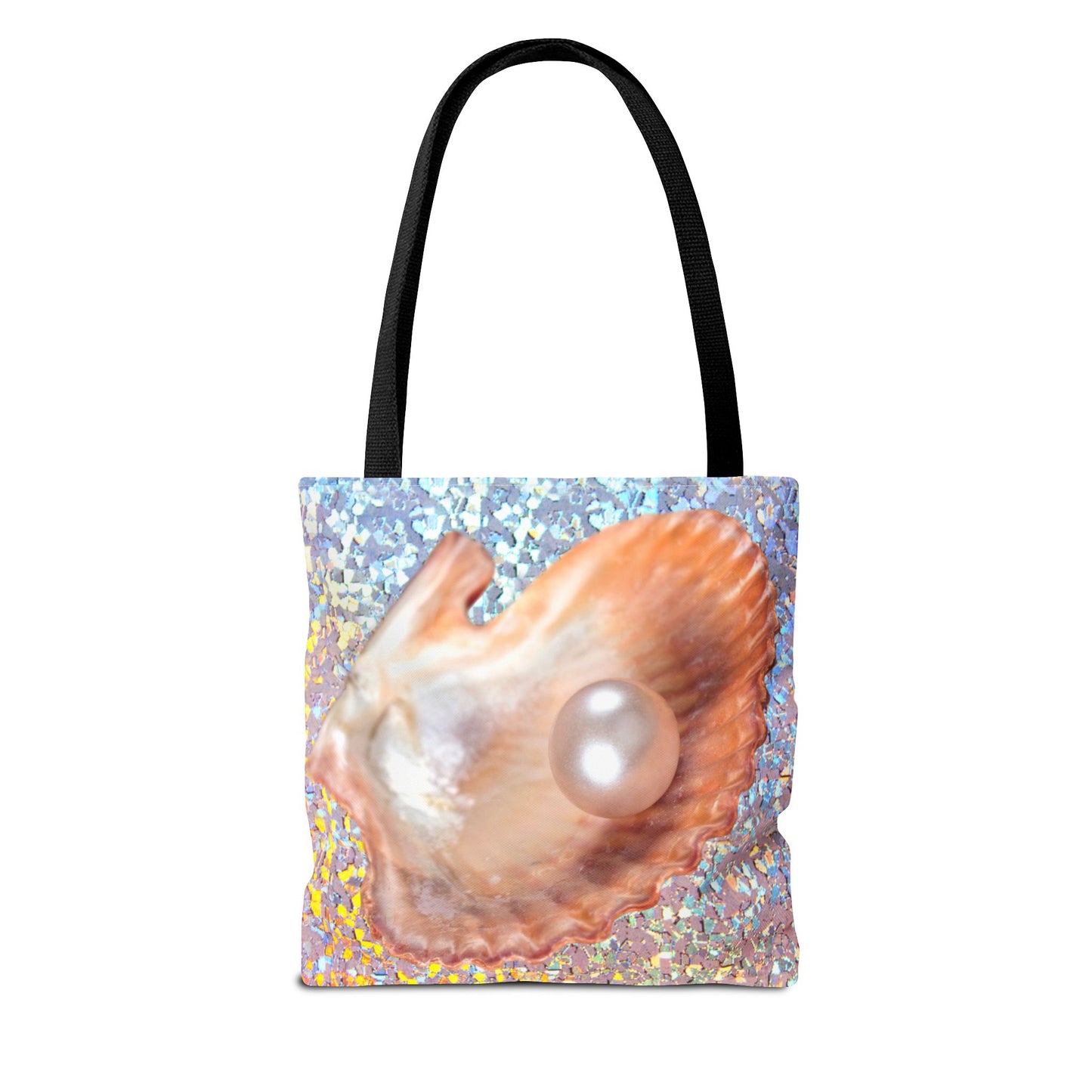 Disco Peach Pearl & Shell Tote Bag - 3 Sizes