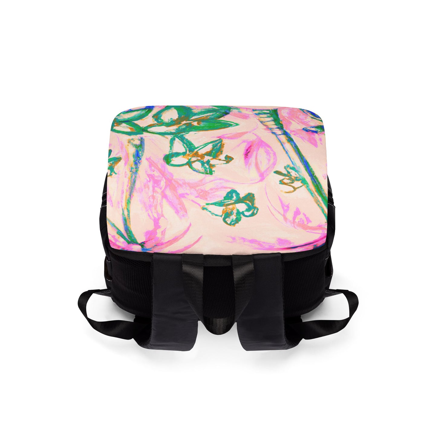 Tropical Doodles/Pink Casual Backpack - Perfect for Everyday Adventures