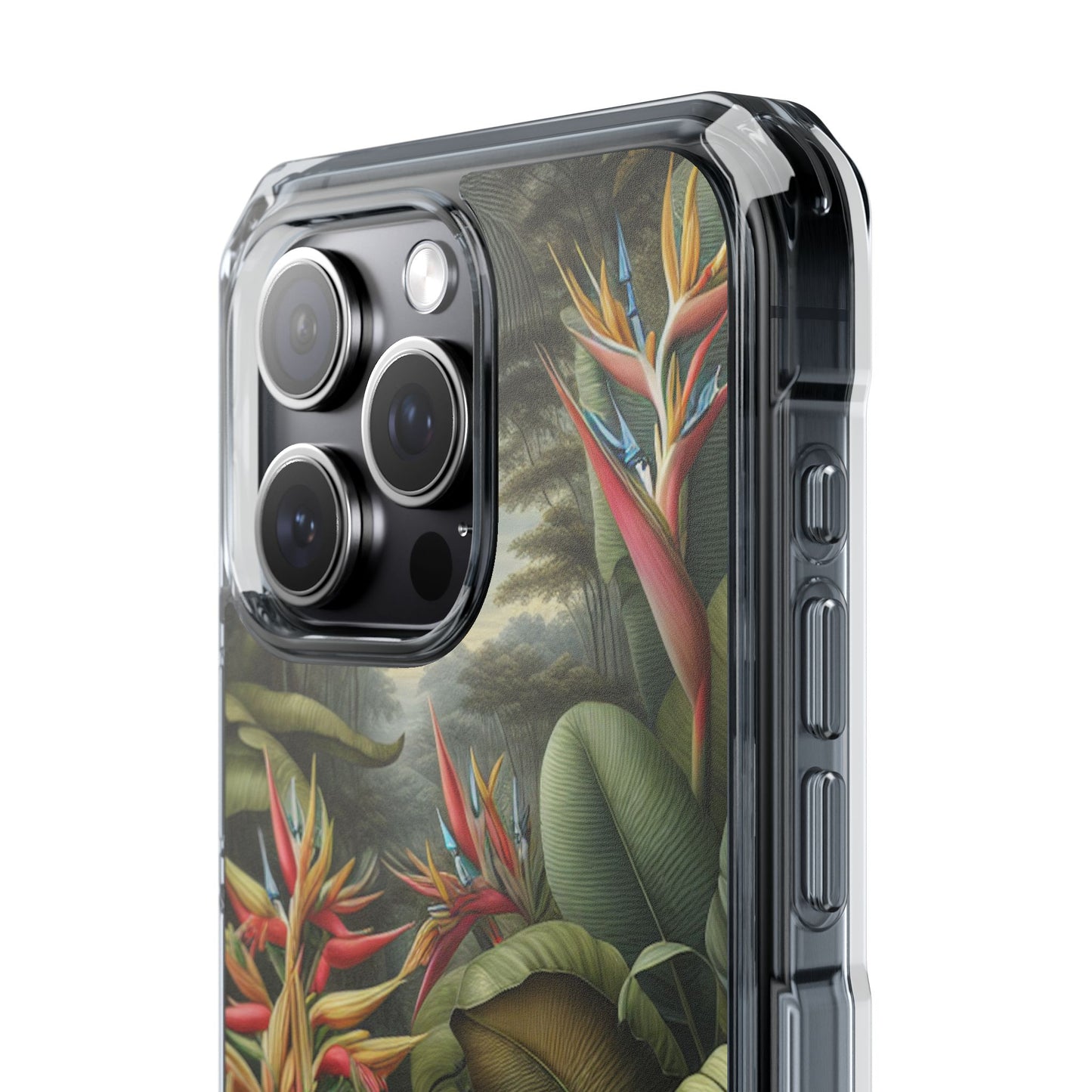 Rainforest Rabbit Outing Magnetic Clear Phone Case, Many Models