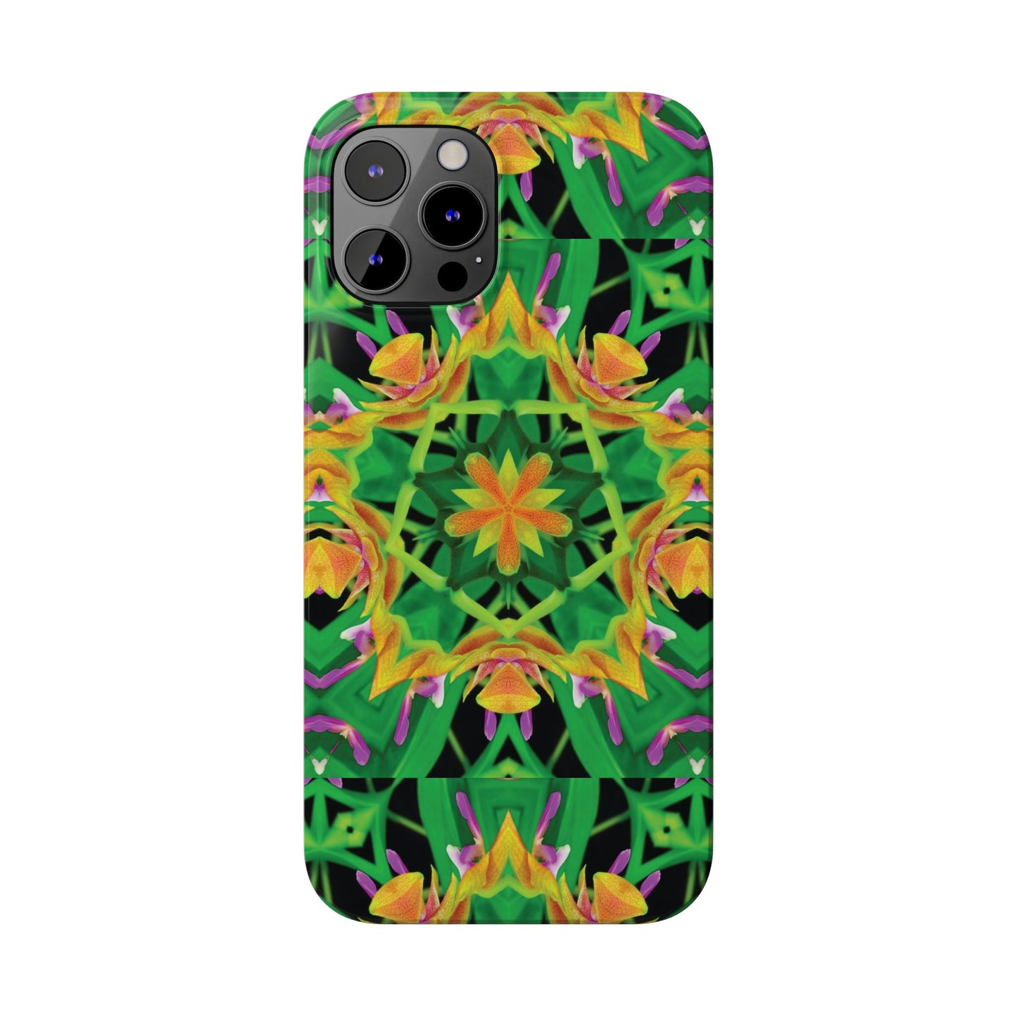 Slim Phone Cases - Orchid Kaleidoscope #2