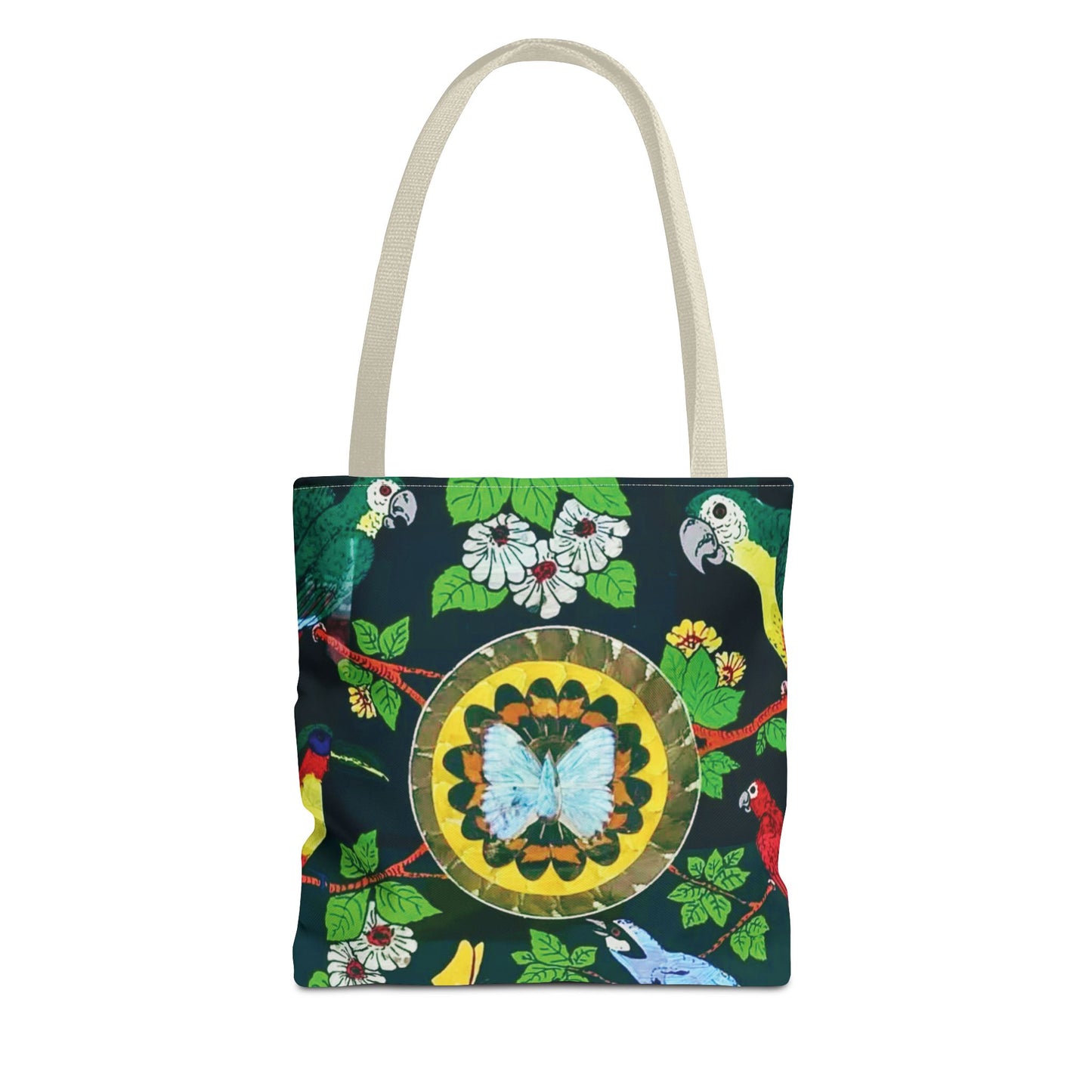Parrots & Butterfly/Real Wings Tote Bag - 3 Sizes