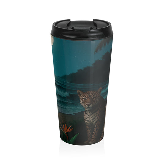 15 oz. Stainless Steel Travel Mug / Midnight Surf Patrol