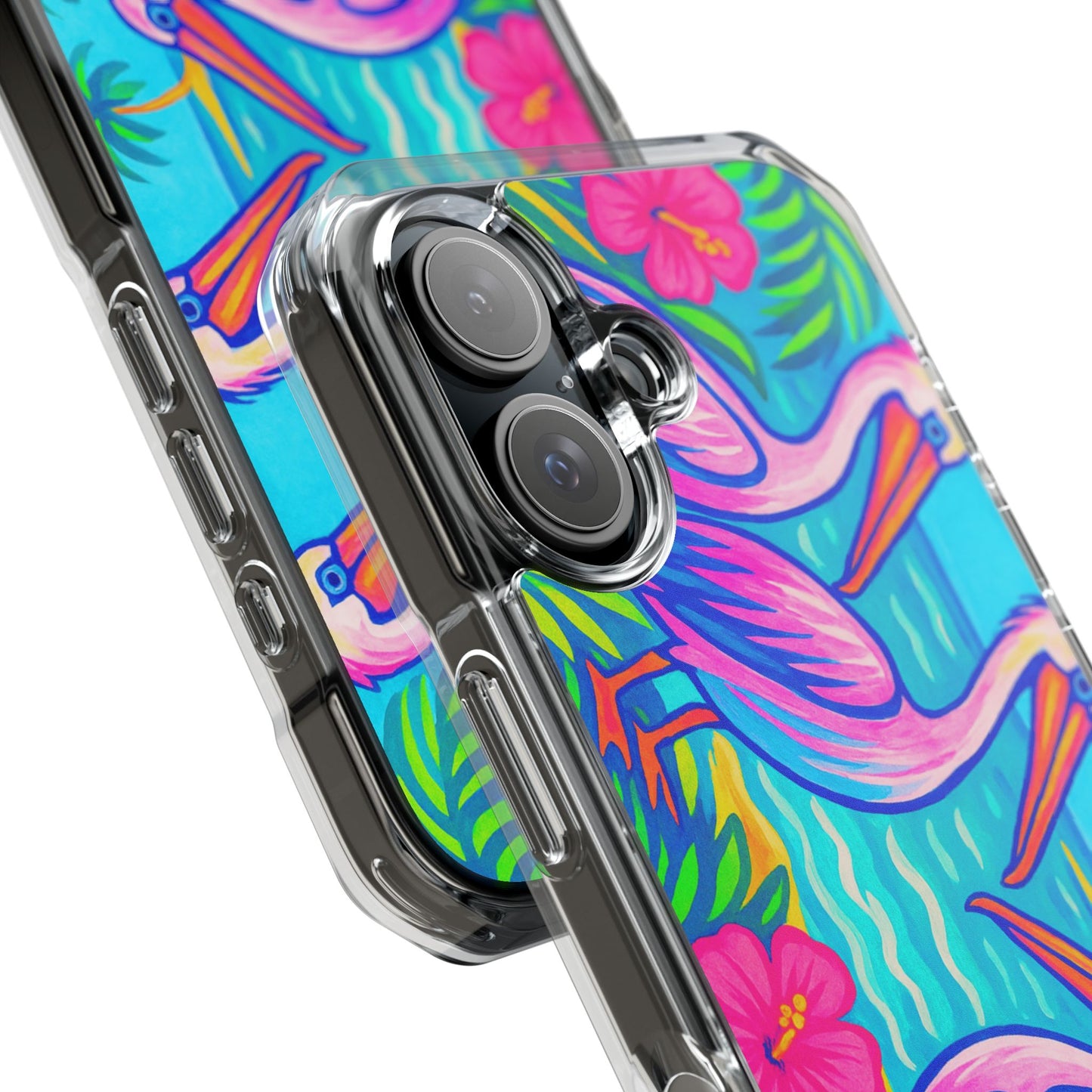 Beach Pelican Party Magnetic Clear Phone Case, Many Models