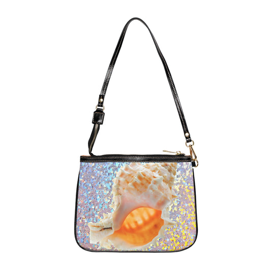 Tropical Beach Small Shoulder Bag | Stylish Crossbody Purse / Disco Conch