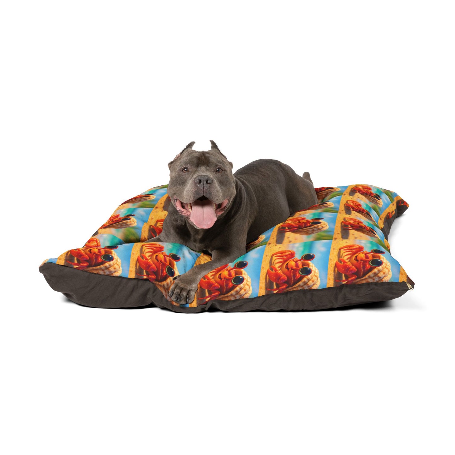 Baby Hermit Crab Pet Bed - Cozy and Fun Dog or Cat Bed for Beach Lovers