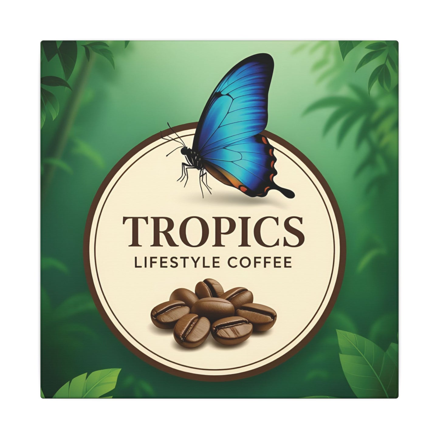 Tropical Wall Art — Butterfly & Beans, Tropics Lifestyle Coffee