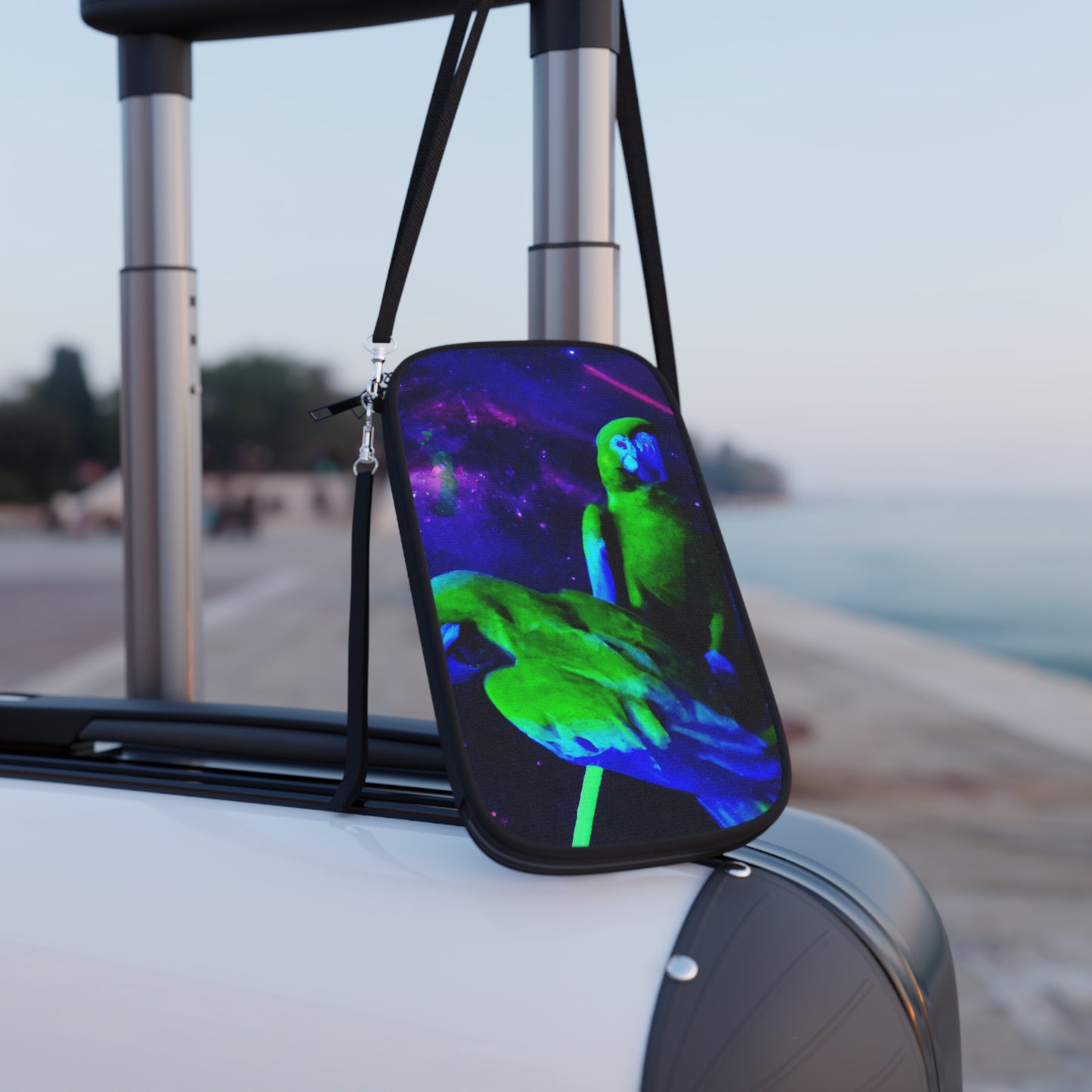 Passport Wallet – Perfect for Travelers & Adventurers / Galactic Parrots