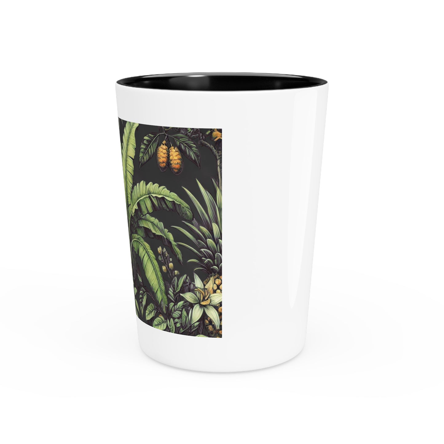 Shot Glass - Tropical Fruit, Black